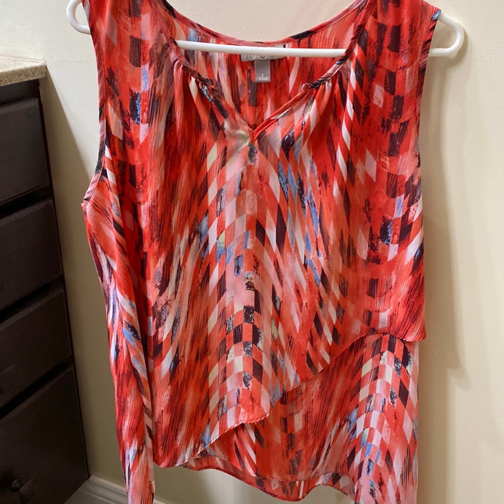 Roz & Ali flowy tank blouse
